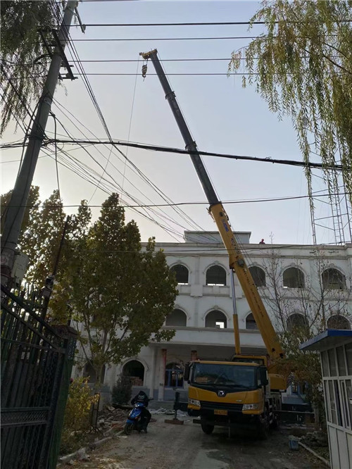 路北区设备吊装吊地磅吊钻机等设备