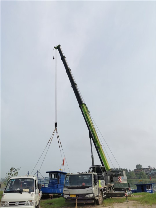 路北区桥梁建设吊装案例